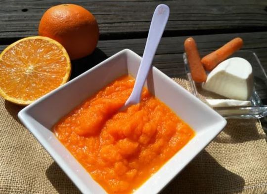 Морковная пюрешка