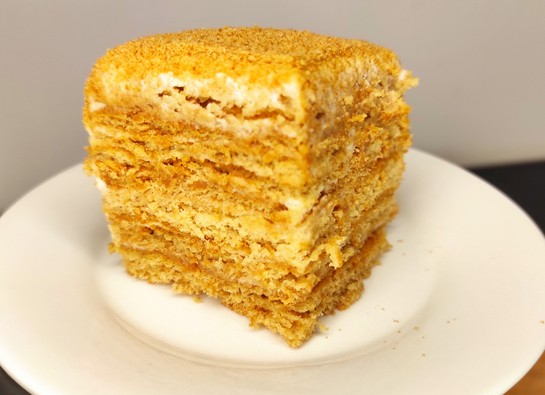 Нежный диетический медовый торт с легким сметанно-йогуртовым кремом. Вкусная коллекция | zelgrumer.ru